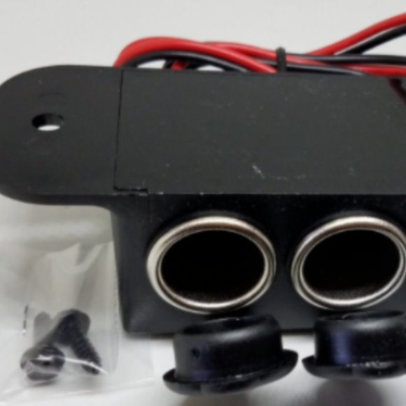 12V 15A 3 Port Cigarette Lighter Adapter Outlet Extension Box - Picture 2 of 4